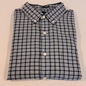 J. Crew Men's Large Slim Fit Long Sleeve Button Down Plaid Shirt Style #F4560